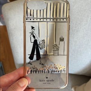 🔥Kate Spade iPhone 8 Shopper Girl Case